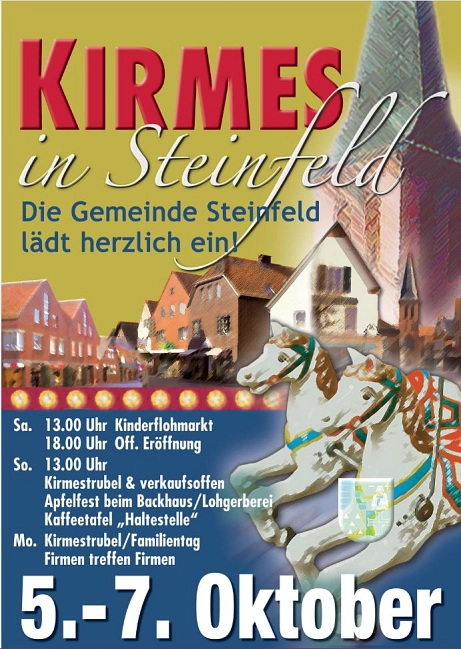 Plakat Herbstkirmes 2019 © Gemeinde Steinfeld (Oldenburg)