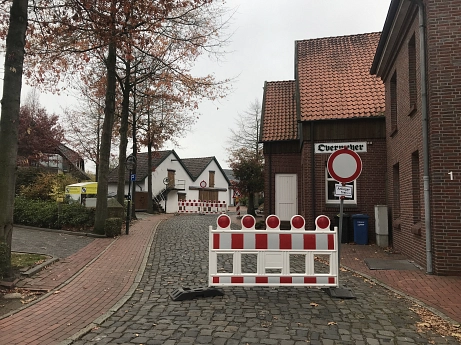 Sperrung Ziegelstraße © Gemeinde Steinfeld - Hoffmann